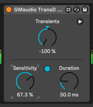 TransD Sensitivity control